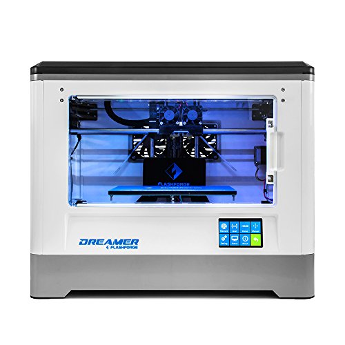 Flashforge® Dreamer 3D Drucker Doppel-Extruder Drucker mit Clear TÃ1/4r und RÃ1/4ck Fans - 2